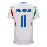 Maglia Calcio Italia Giacomo Raspadori #11 Seconda Divisa Europei 2024 Manica Corta